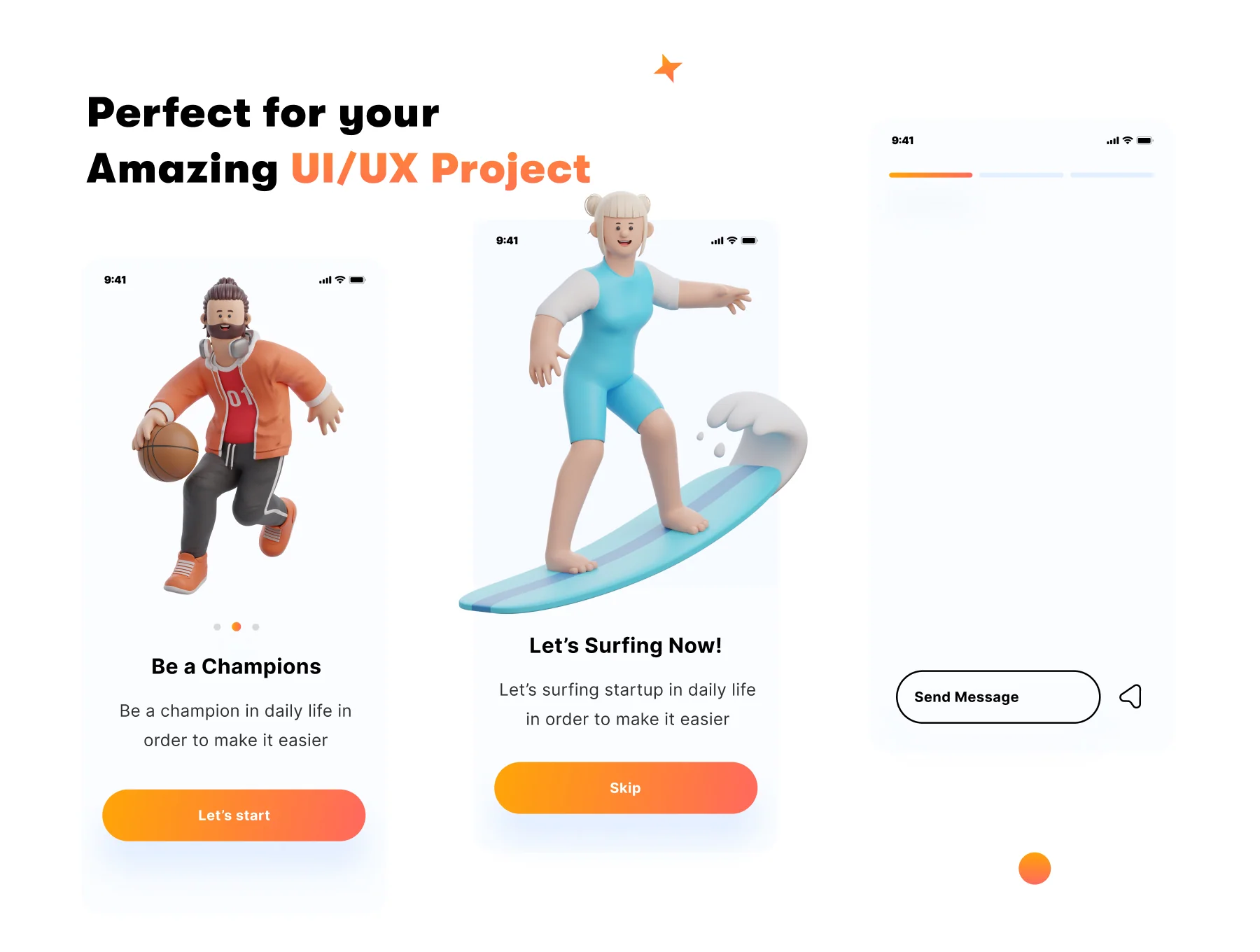 3D Character Sports Pack 4
