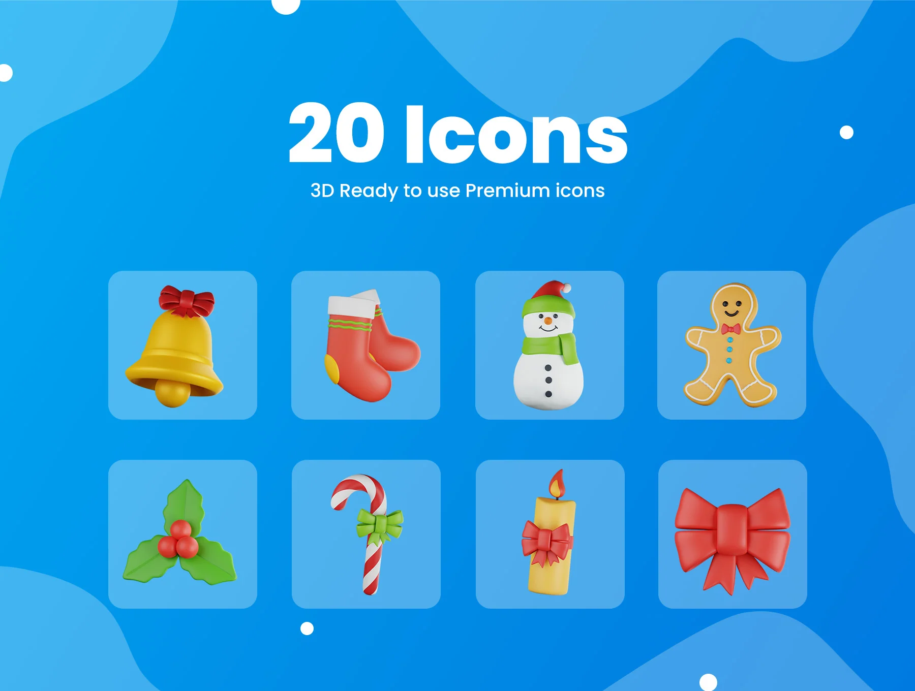Christmas 3D icons 5