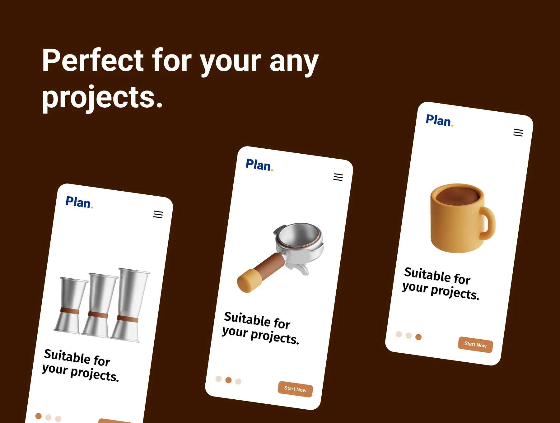 3d coffee icon set 5