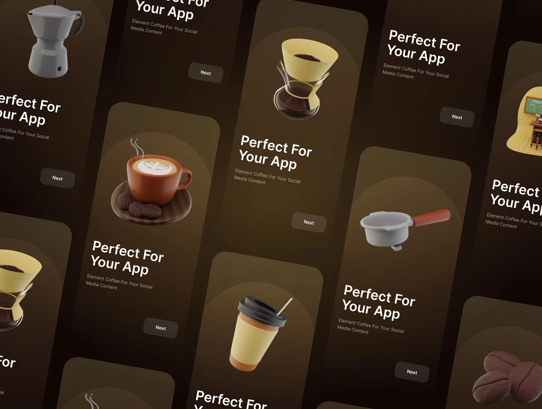 3D Coffee Shop Icon 3