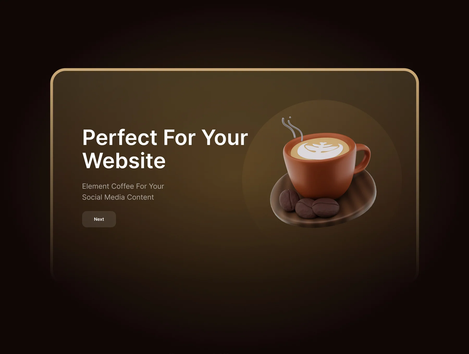 3D Coffee Shop Icon 4