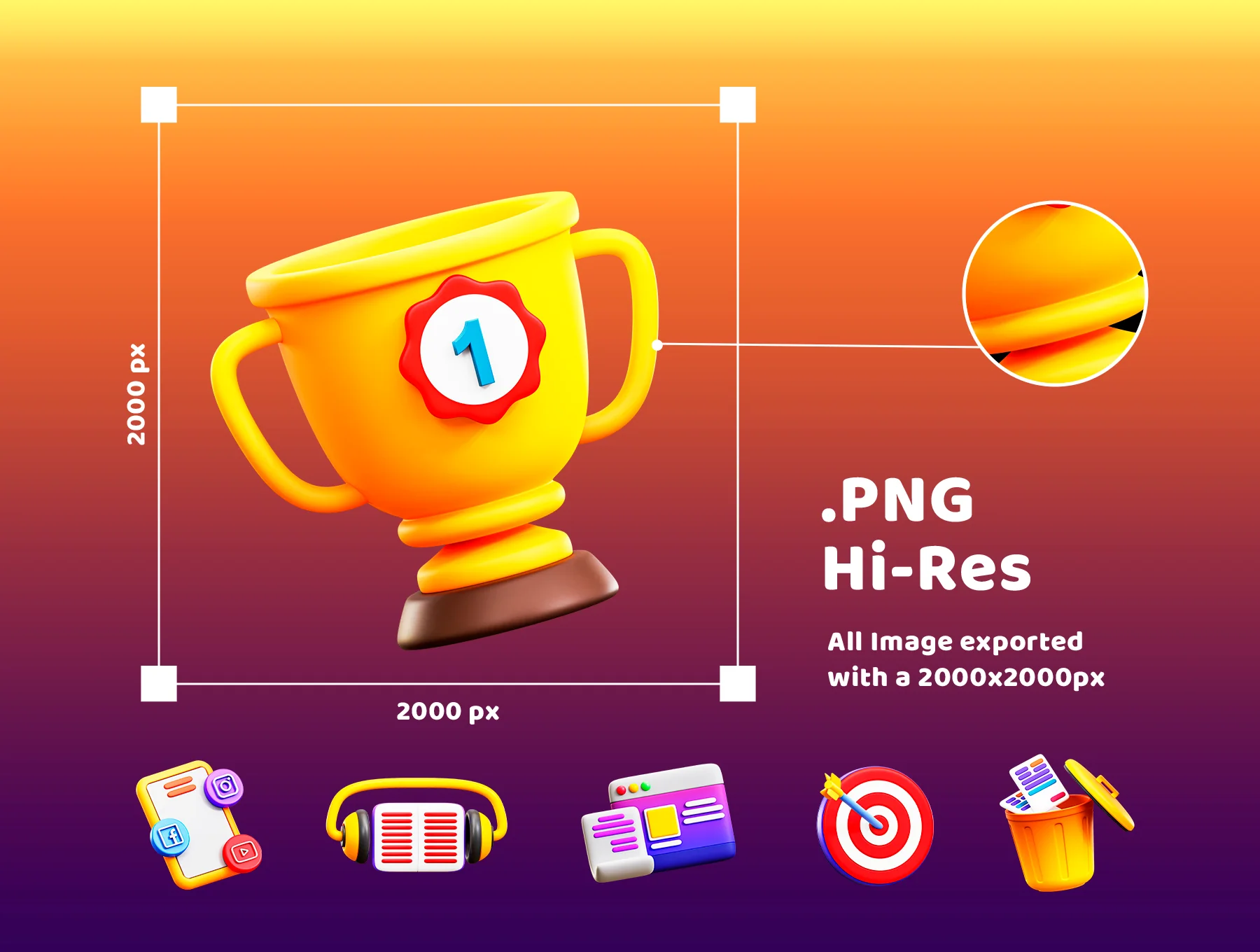 3d Copywriting Icon 2