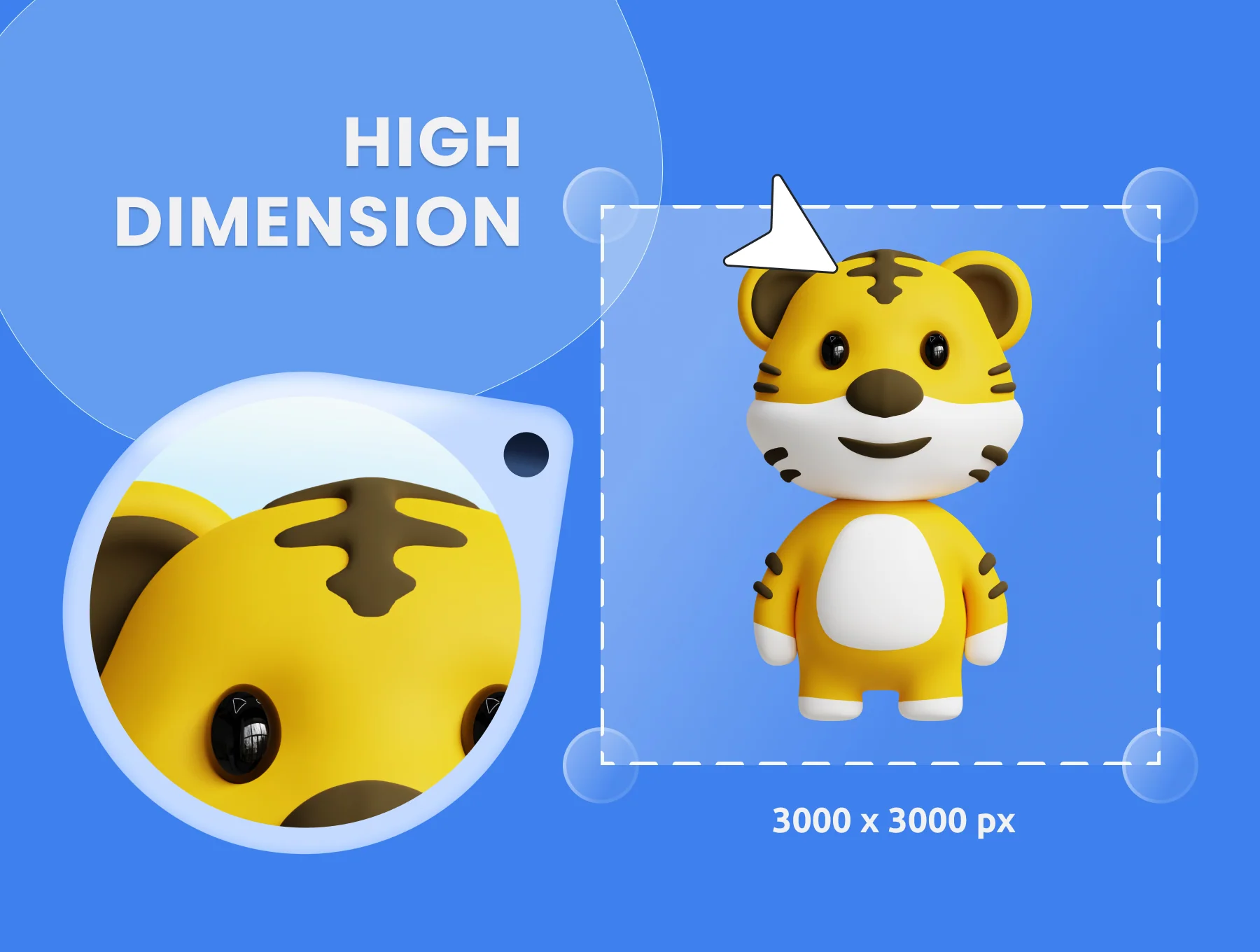 3D Cute Animals Illustrations Pack 3