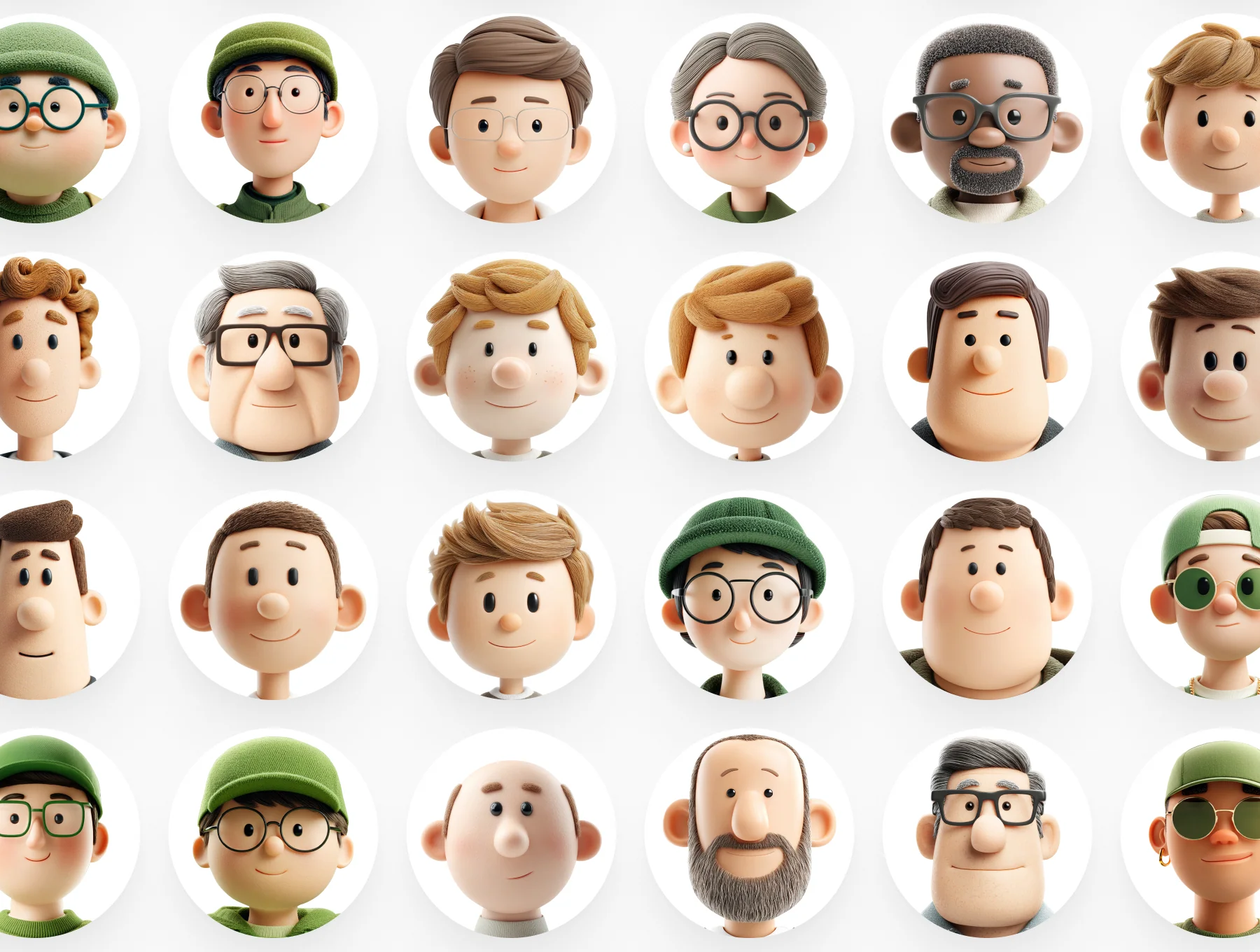 3D Cute avatars pack 6