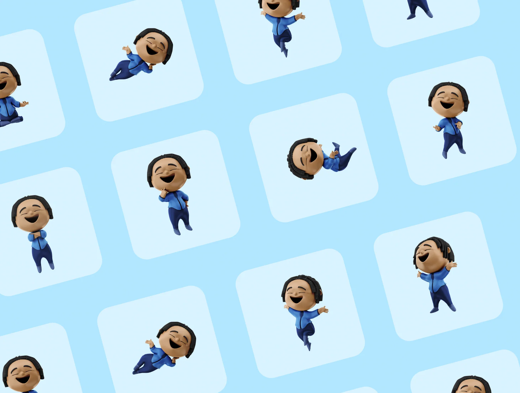 3D CUTE BUSINESS CHARACTER 7