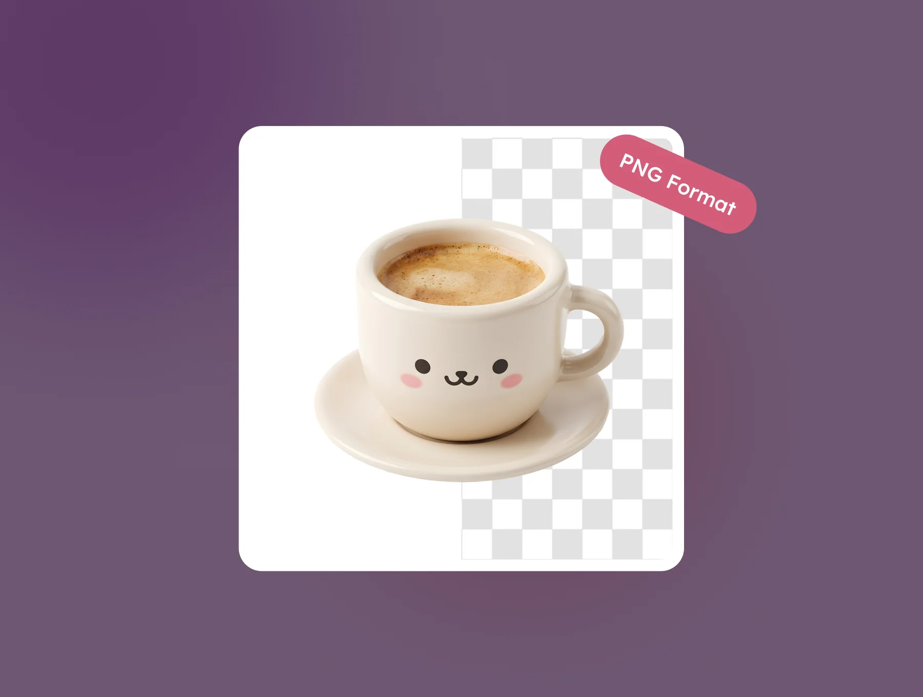 3D Cute Coffee Icons Set 3