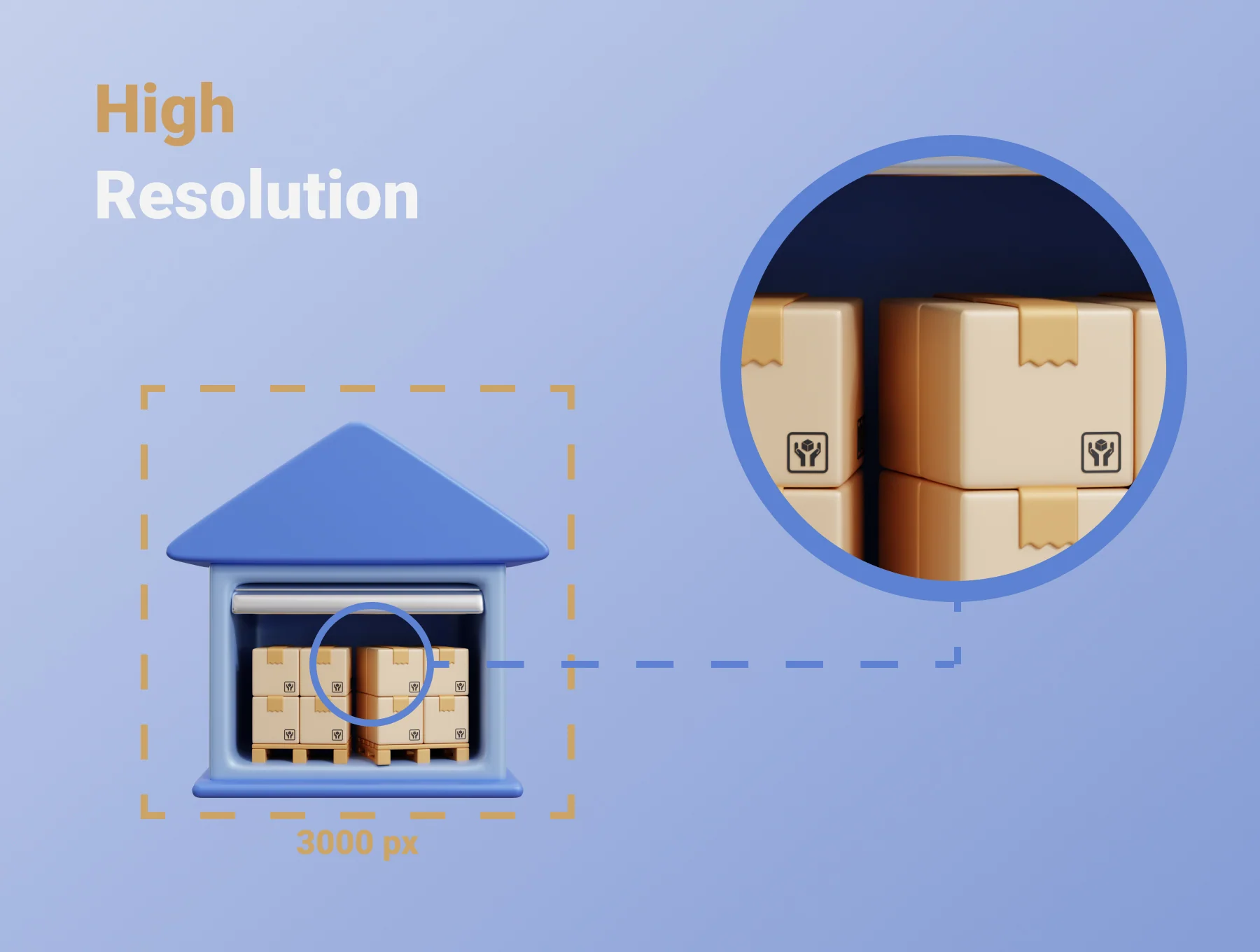 3d Delivery Service Icon Illustration 2
