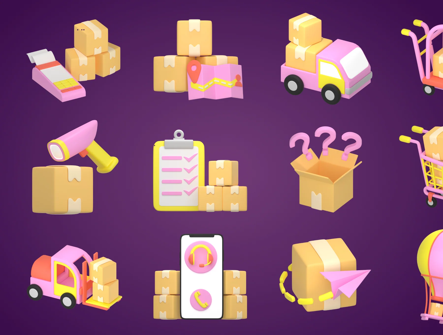 3d Delivery Services Icon 5