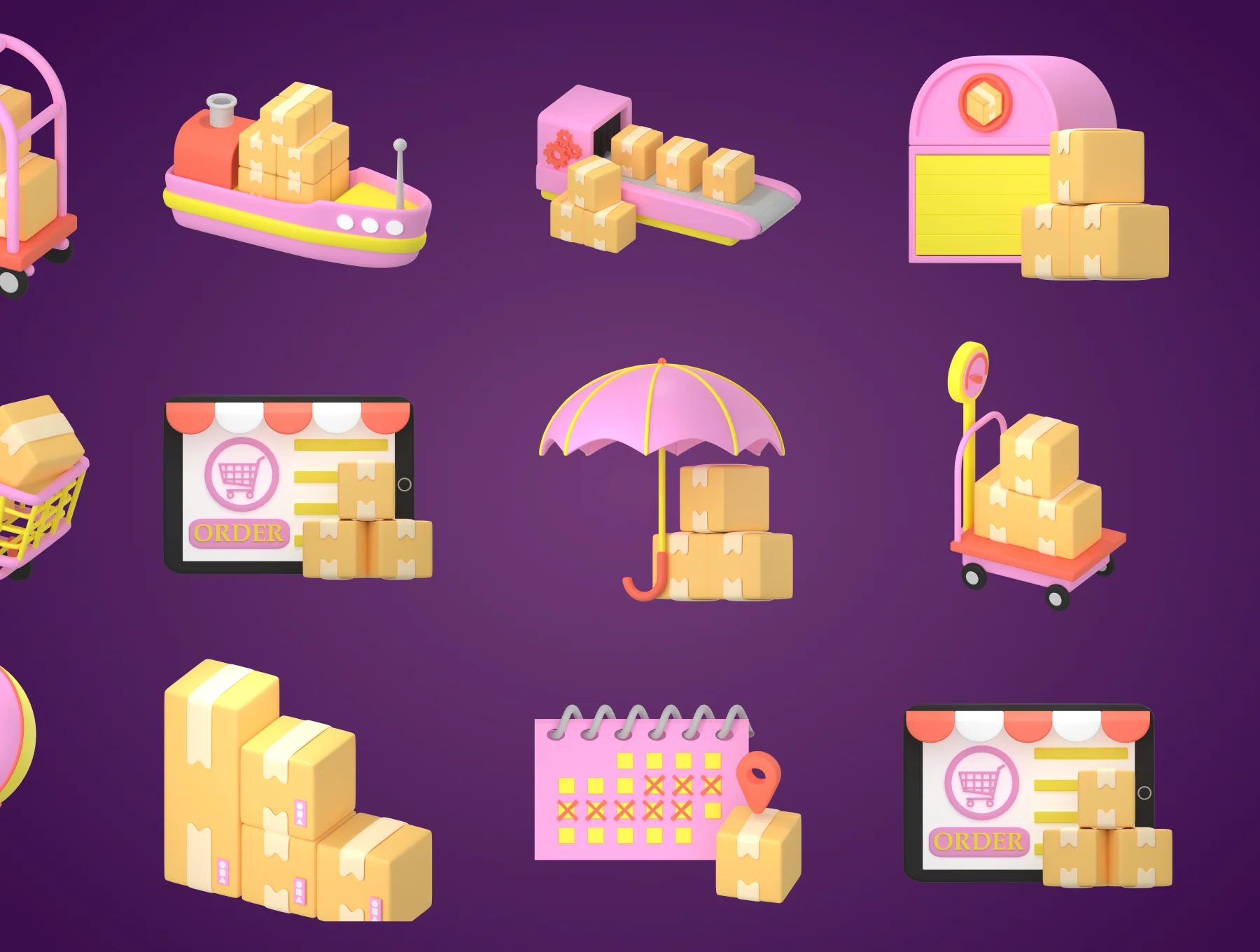 3d Delivery Services Icon 6