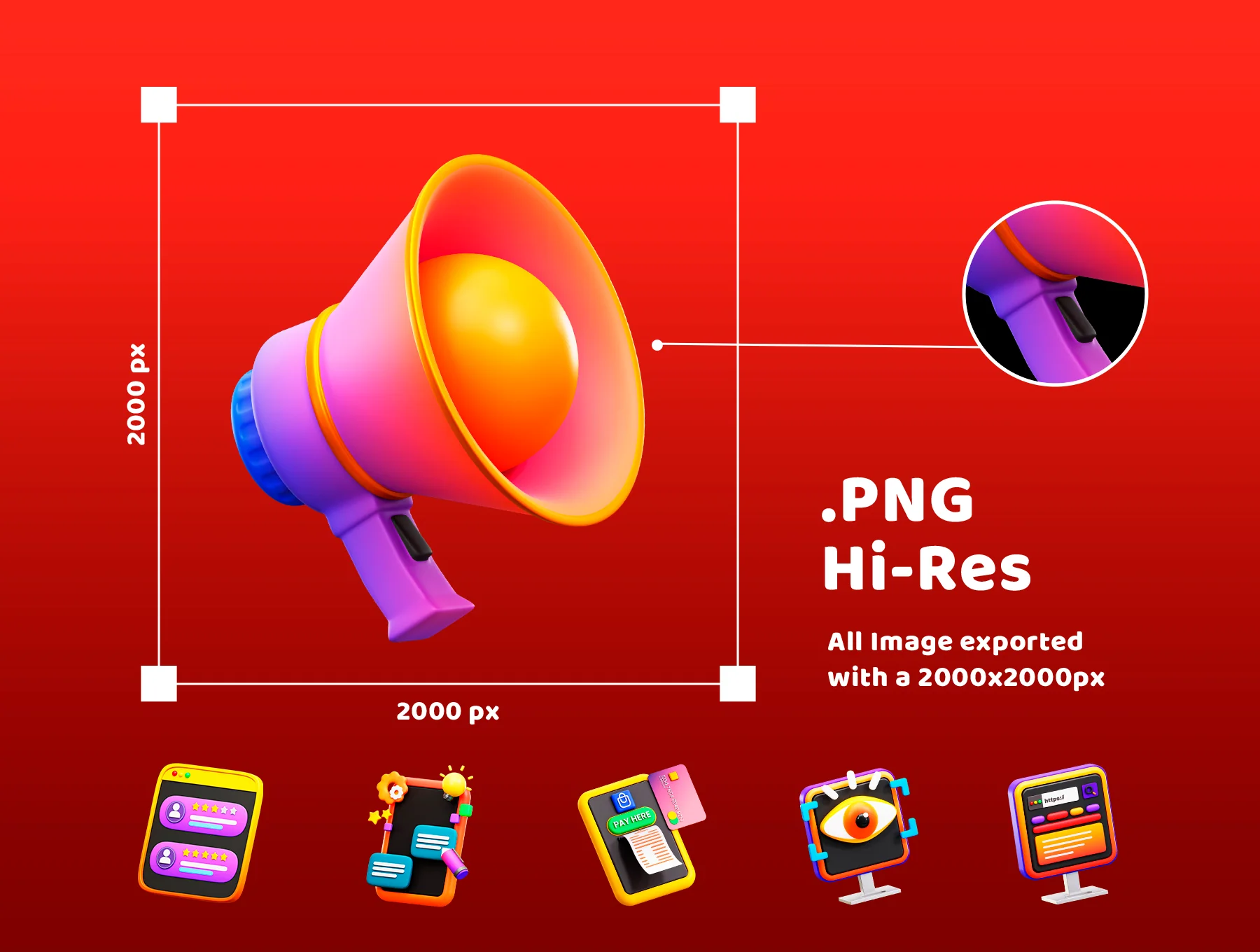 3d Digital Marketing Icon 2
