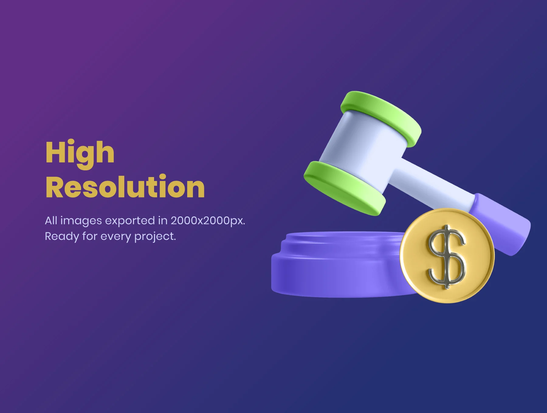 3D Economics and Finance Icons Vol. 2 4