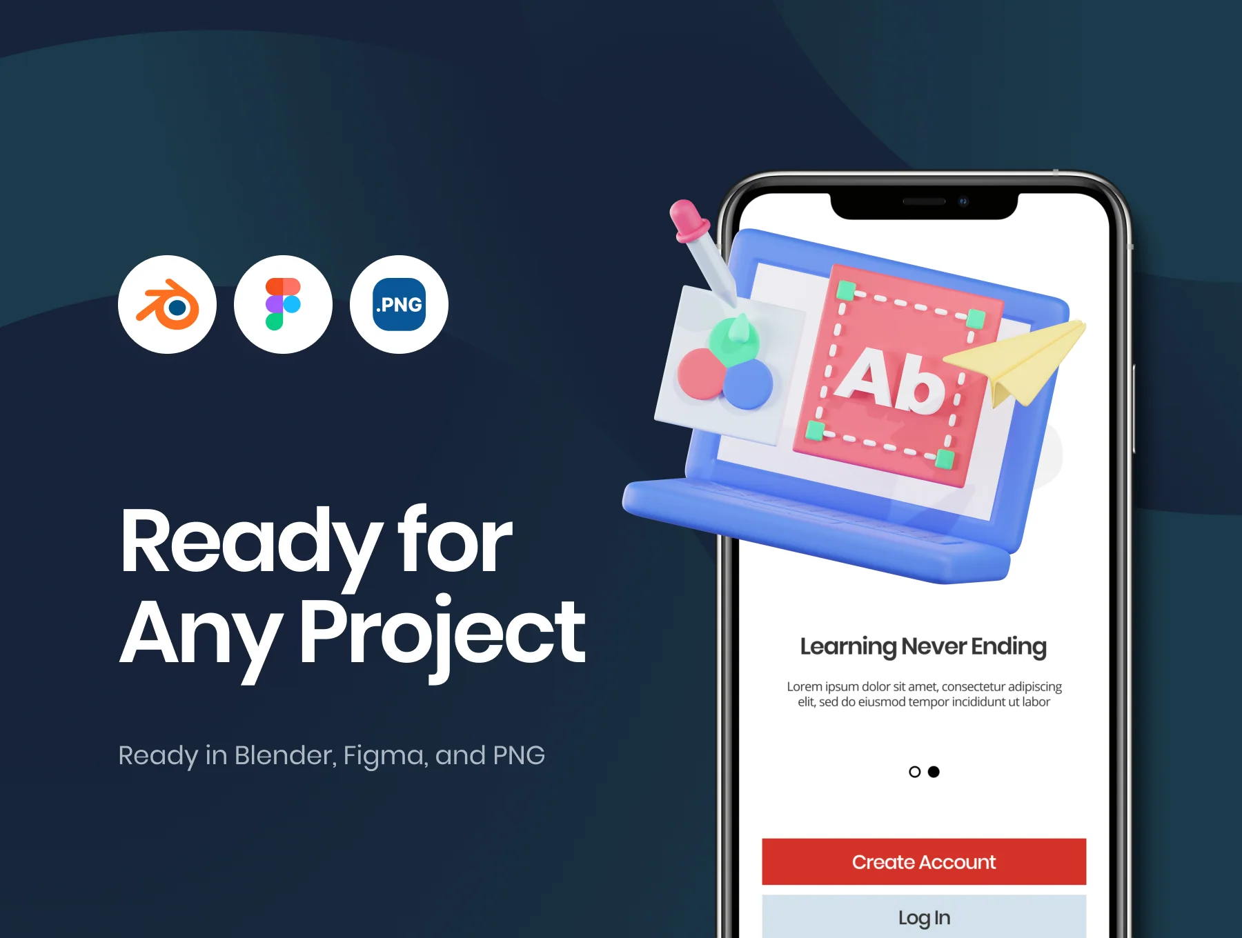 3D Education Icon Pack 4