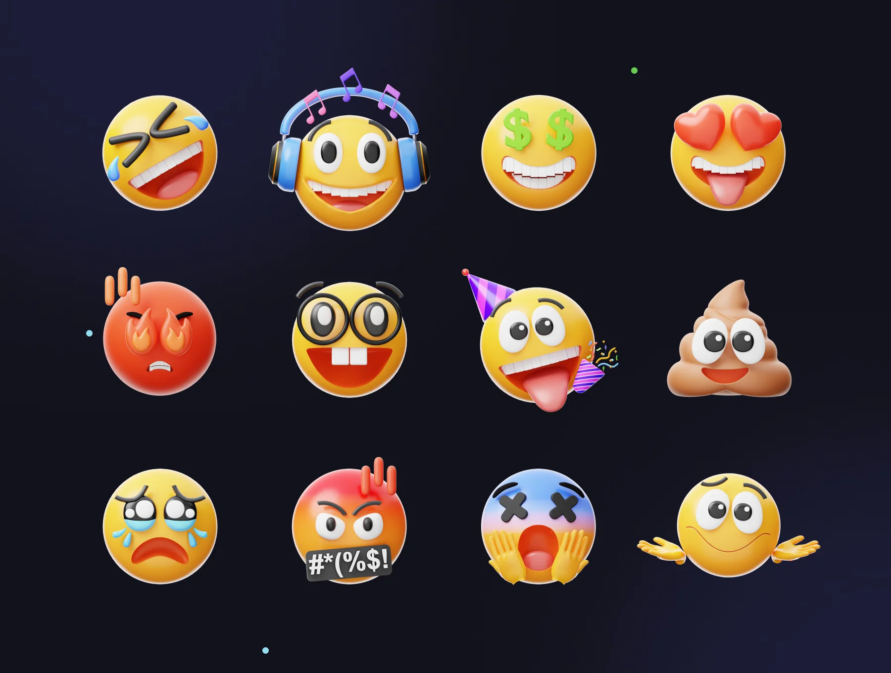 3D Emoji Collection 7