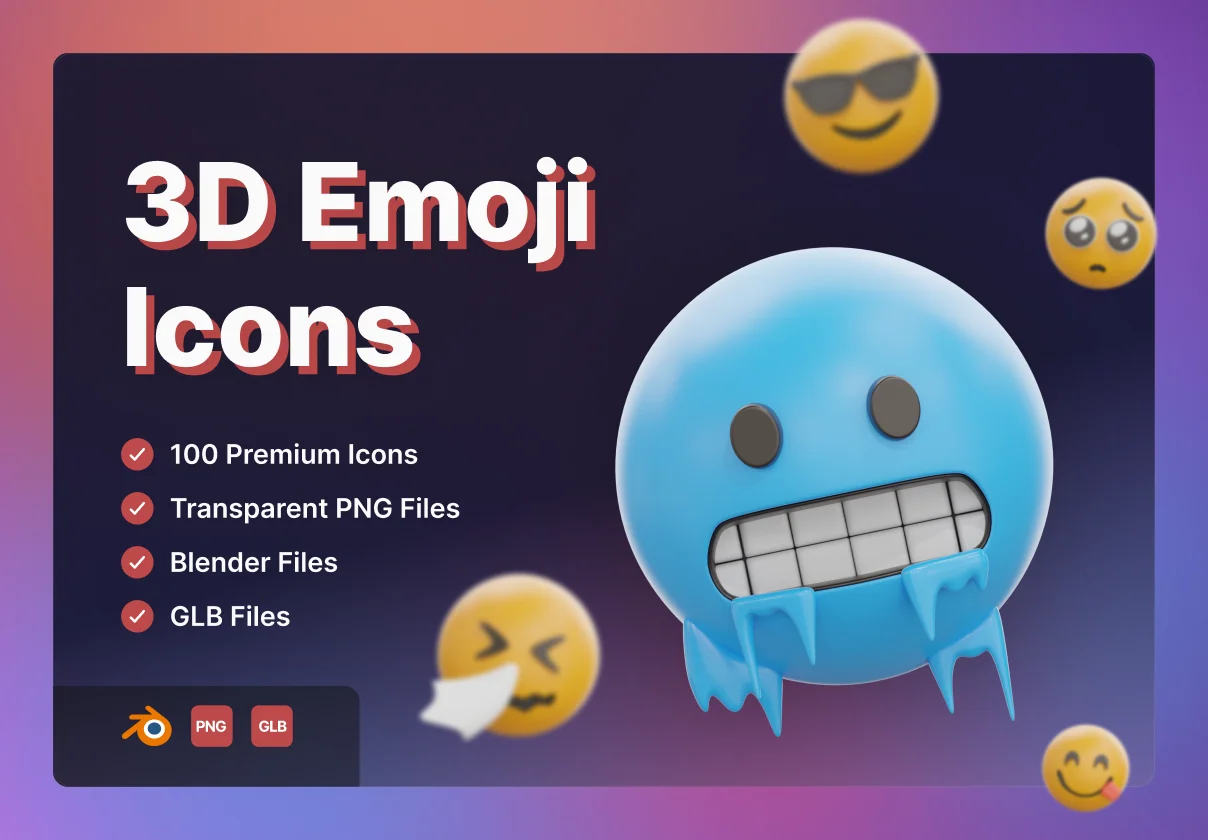 3D Emoji Icons