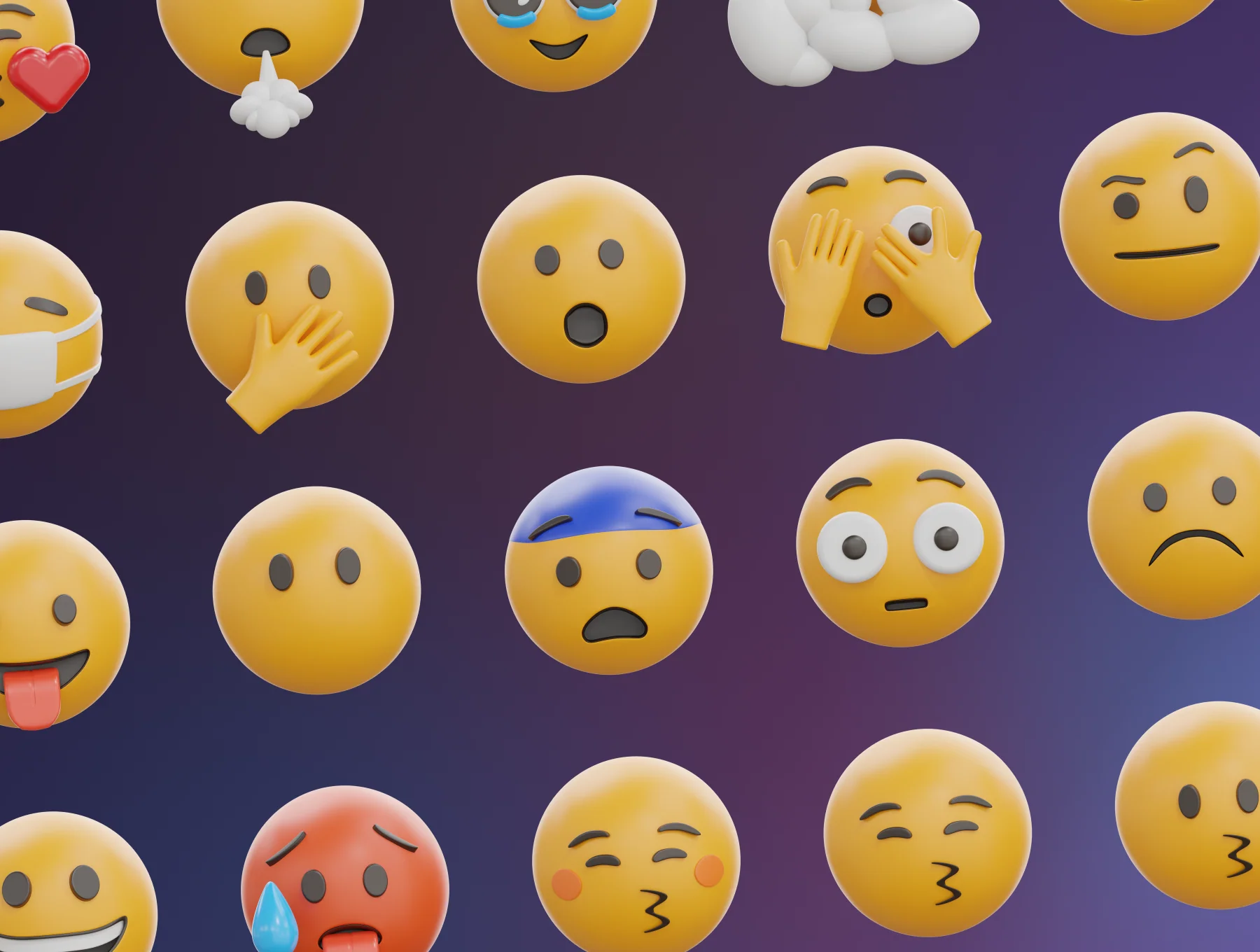 3D Emoji Icons 4
