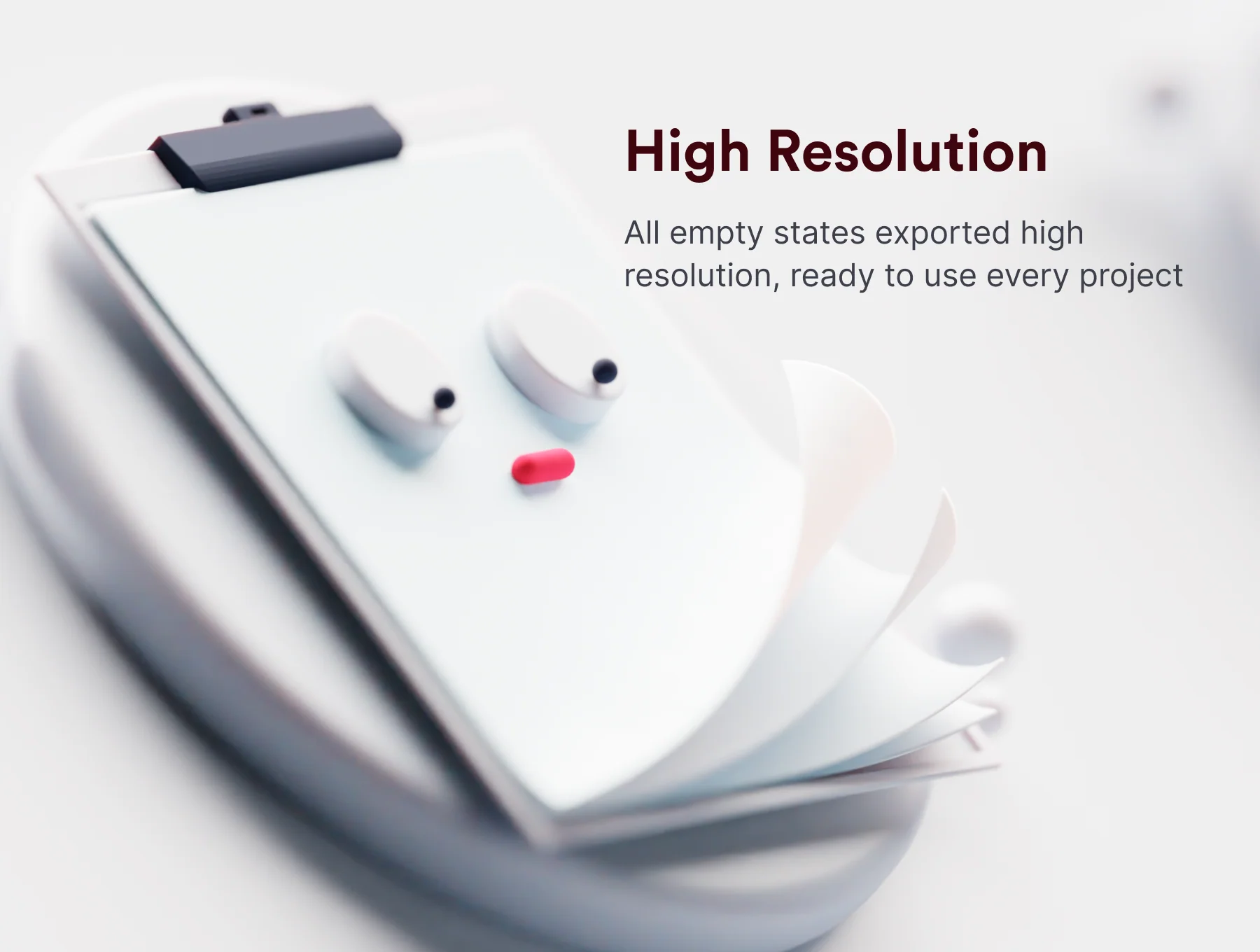 3D Empty states for your next projects! 2