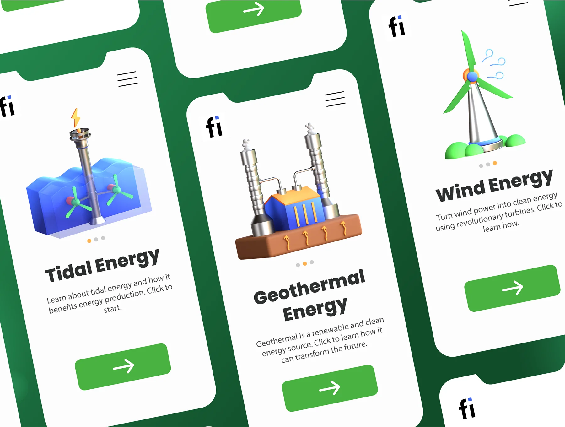 3D Energy and Environment Icons 5