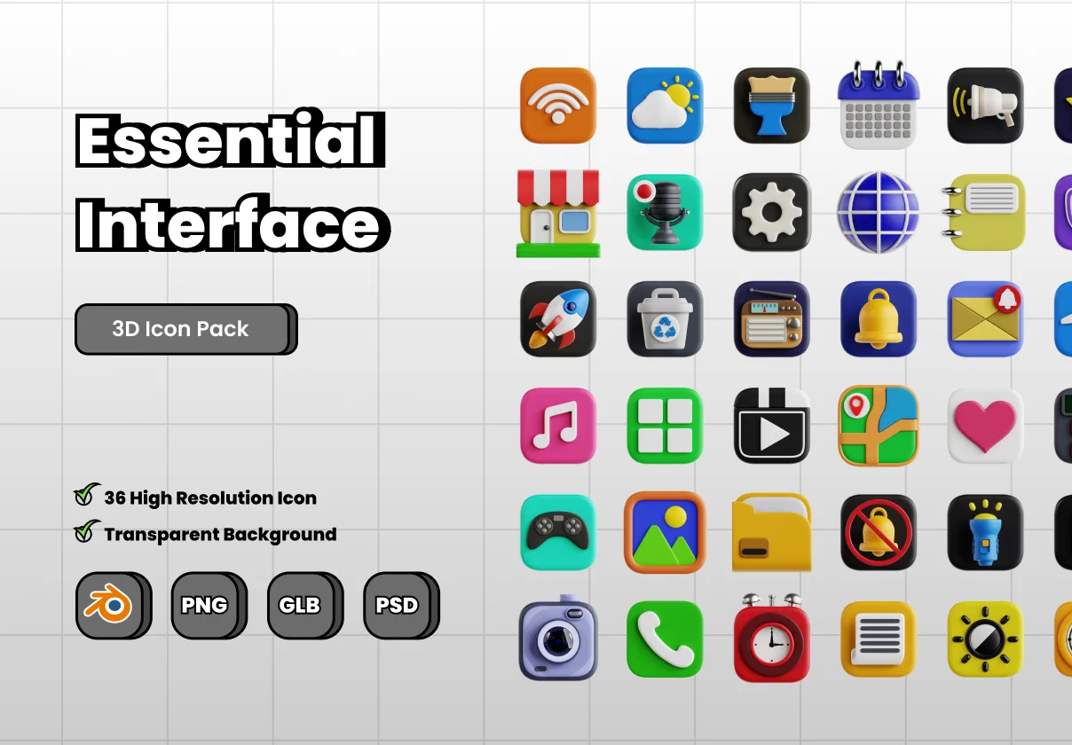 3D Essential Interface