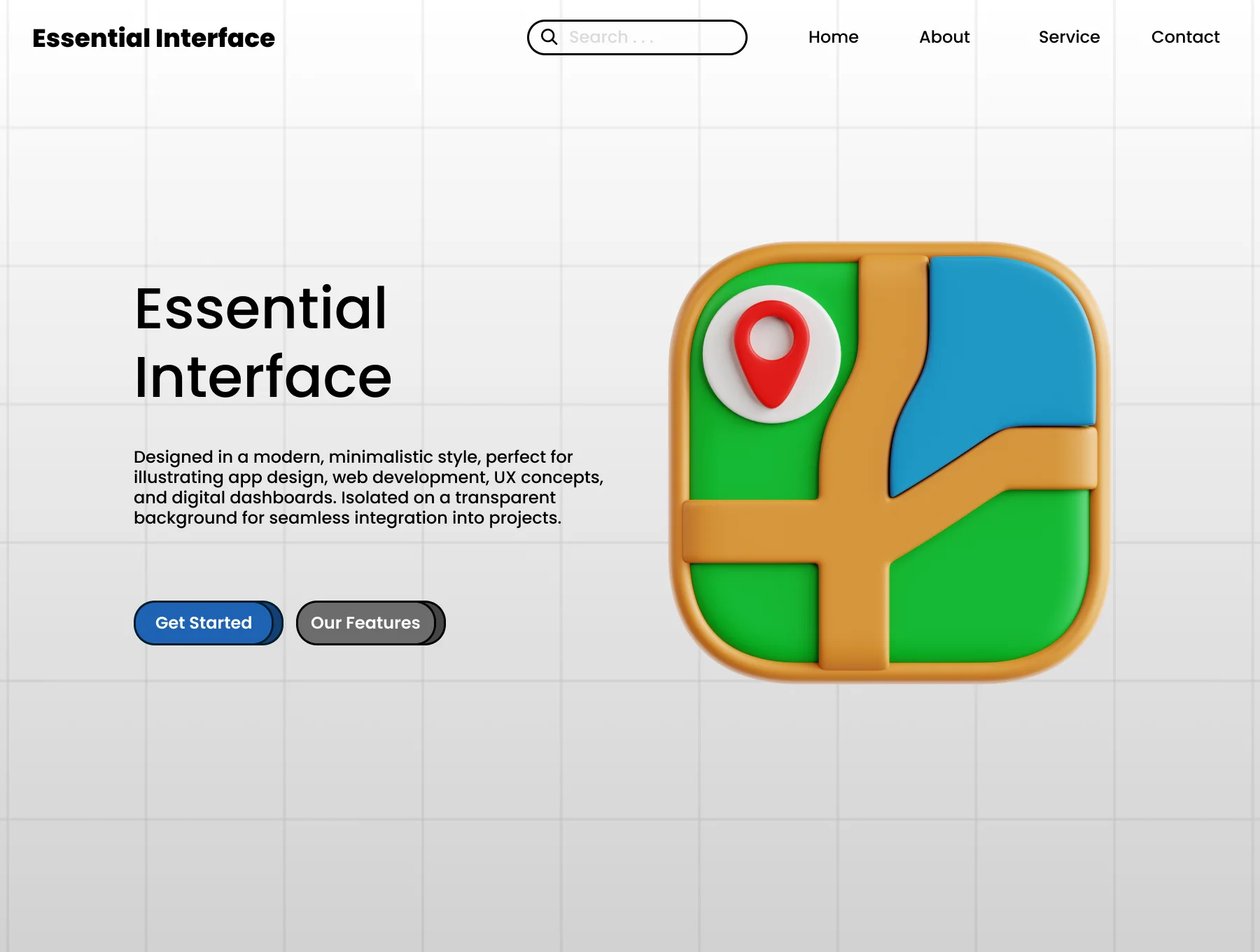 3D Essential Interface 3