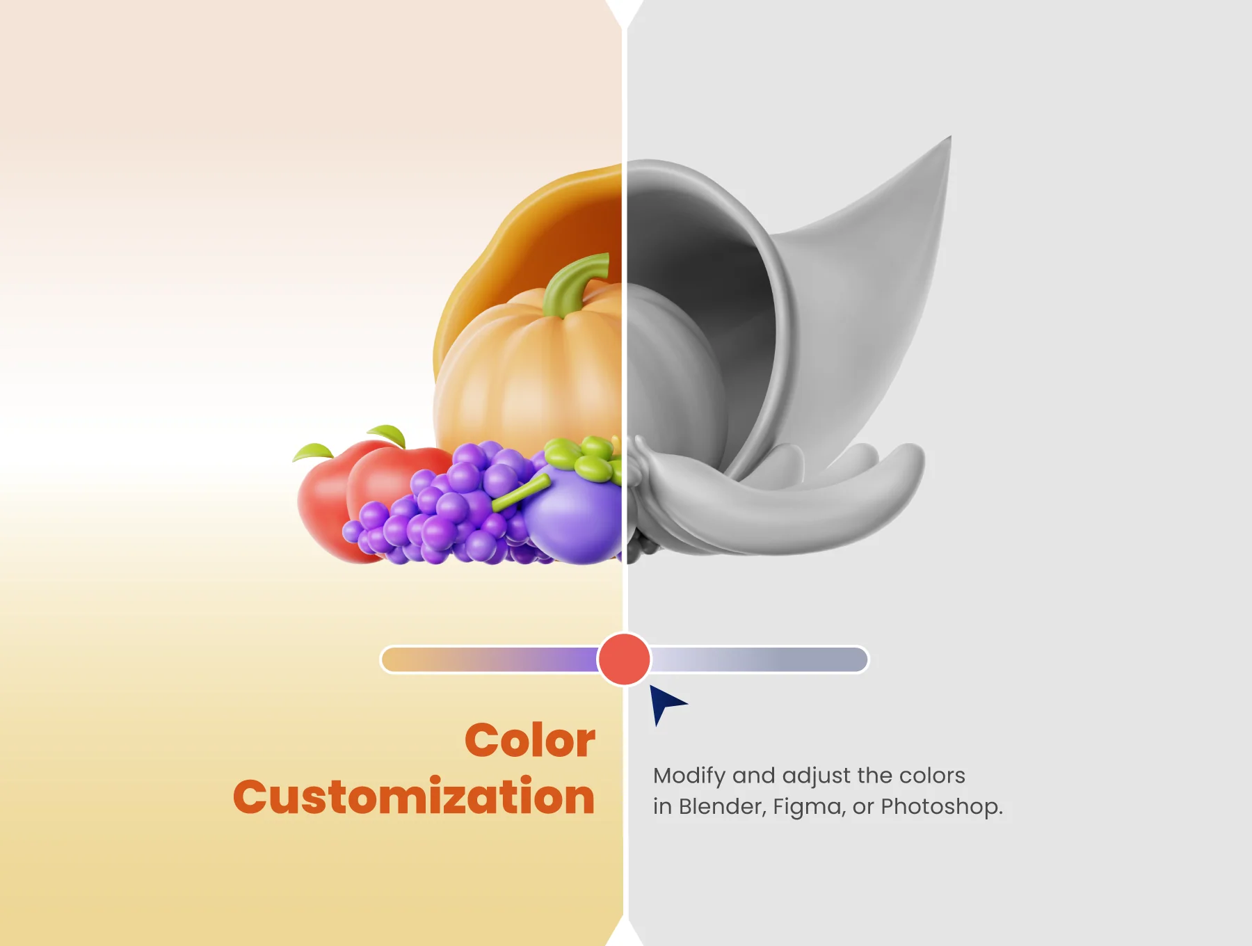 3D Fall Season Icon Set 4