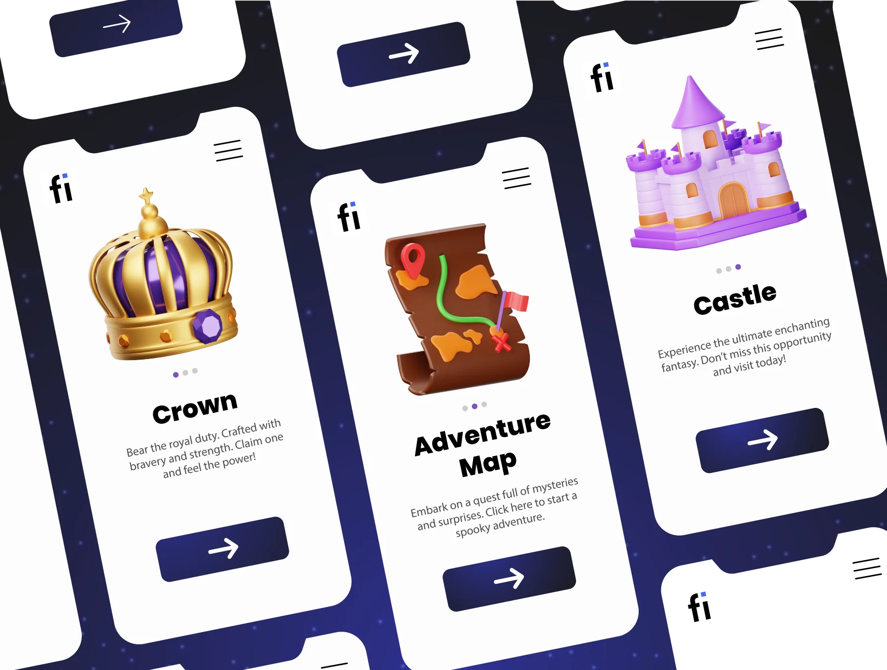 3D Fantasy Icon Set 5