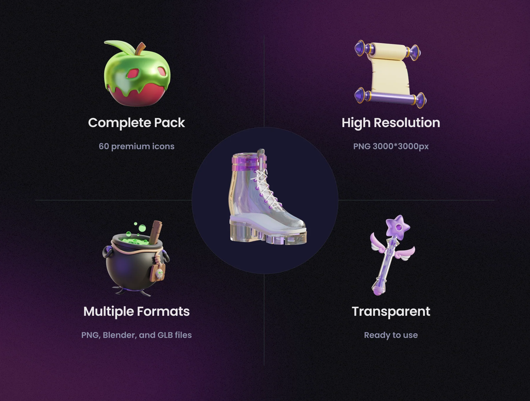 3D Fantasy Icons 2