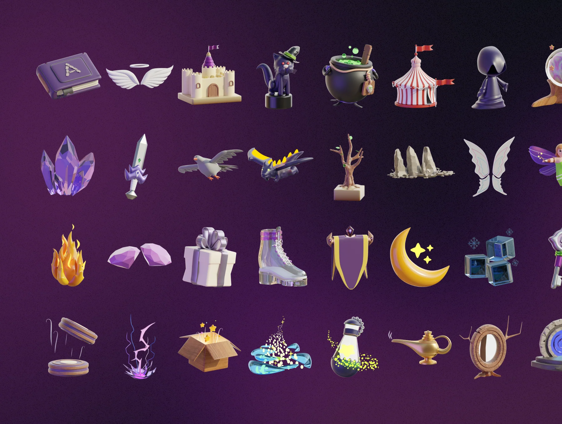 3D Fantasy Icons 5