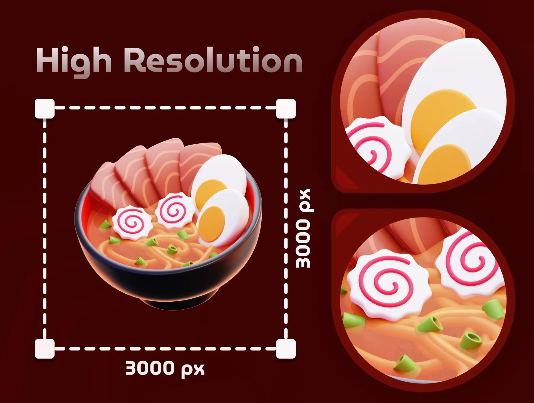 3D Fast Food Icon Set 4