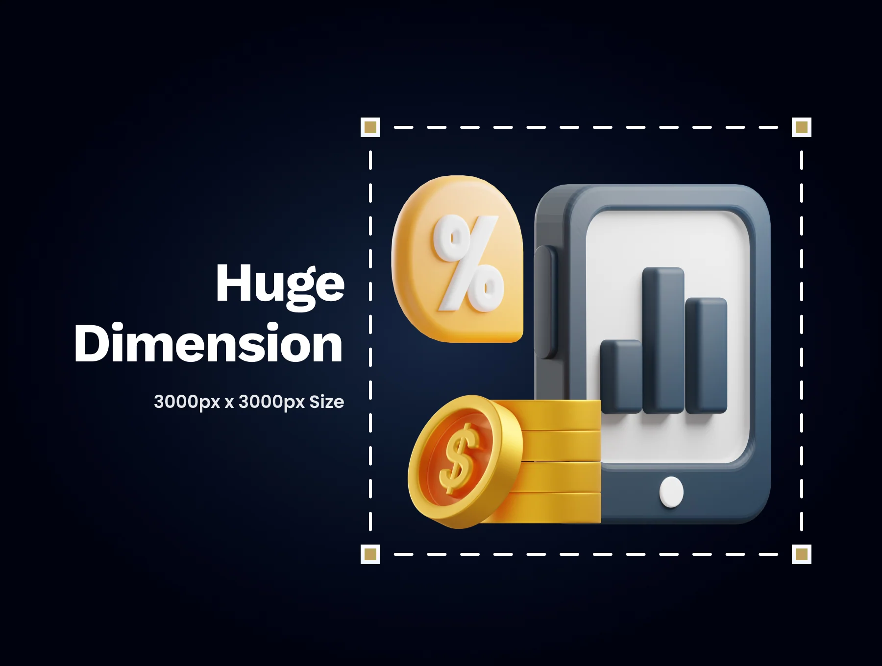 3D Finance Icon 2