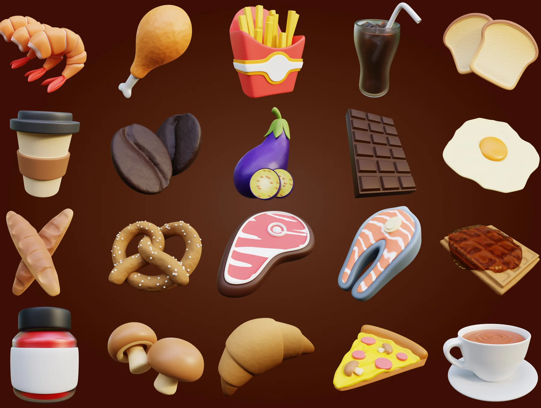 3D Food Supplies Icon 2 6