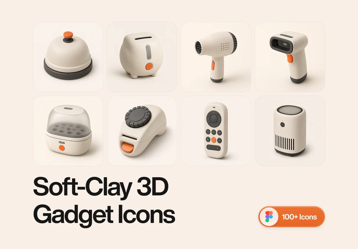 3D Gadget Icon Pack