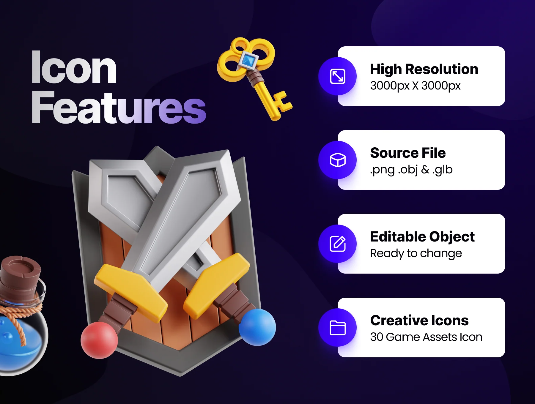 3D Game Assets Illustrations 2