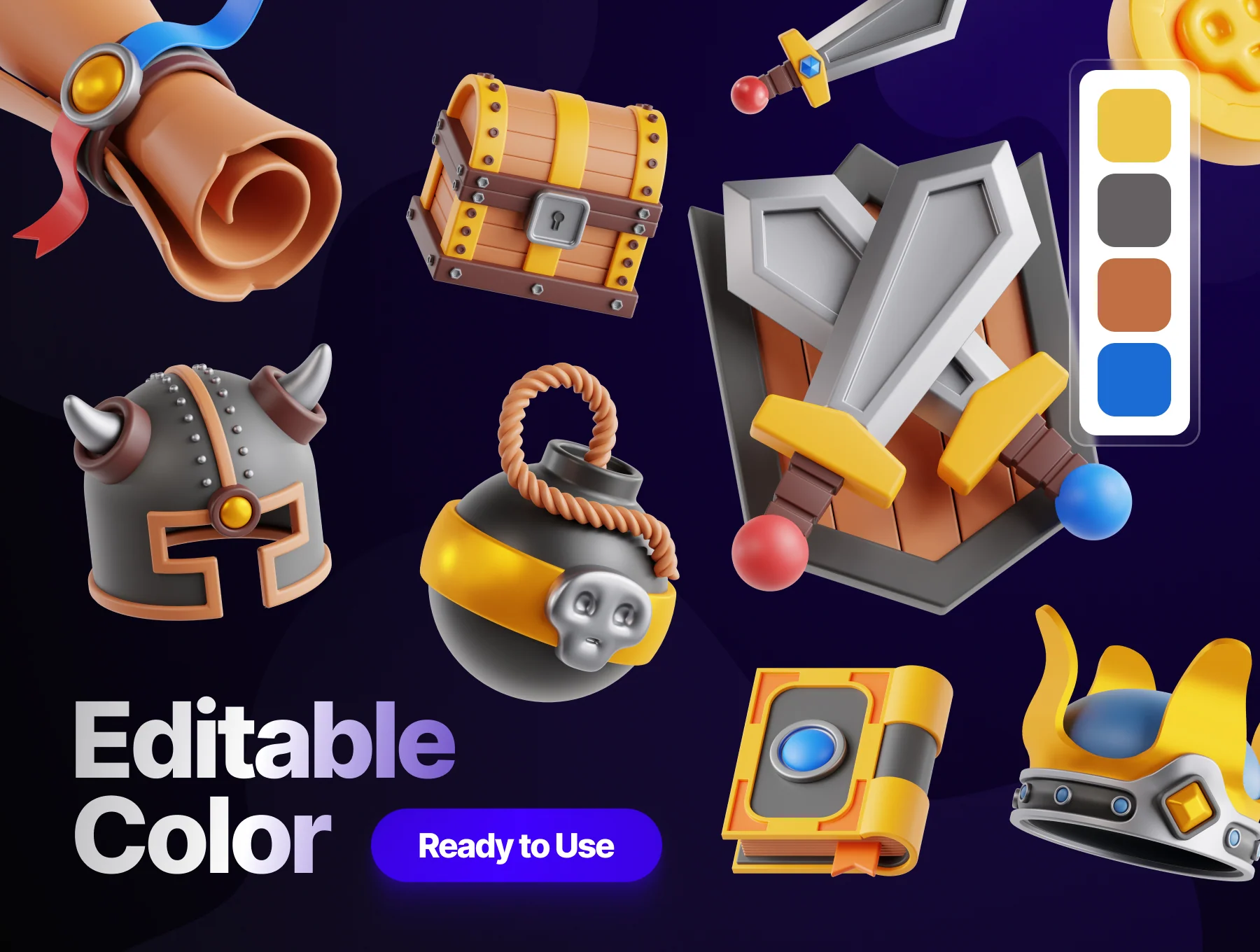 3D Game Assets Illustrations 4