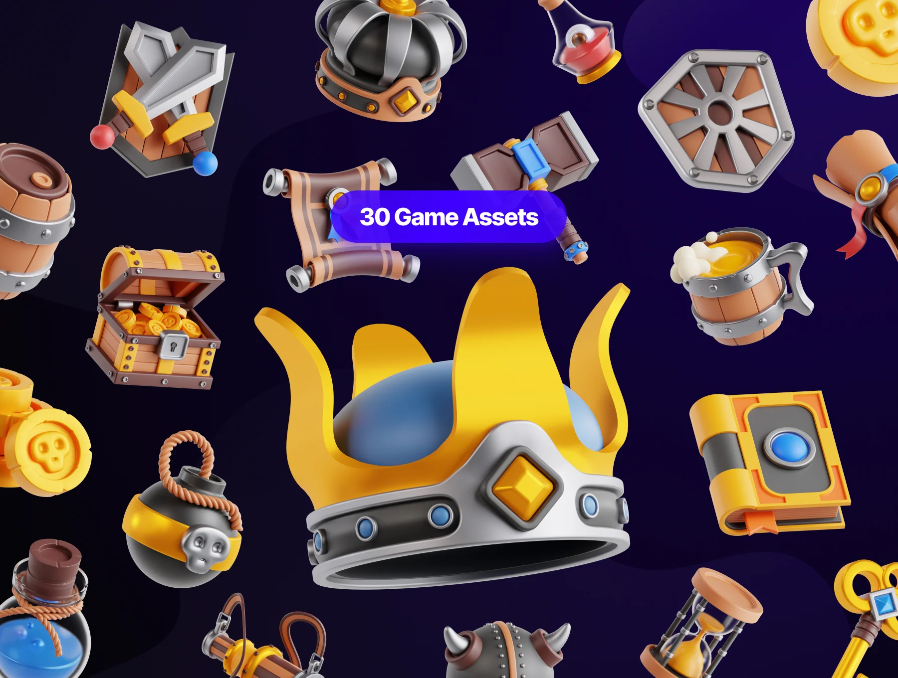 3D Game Assets Illustrations 6