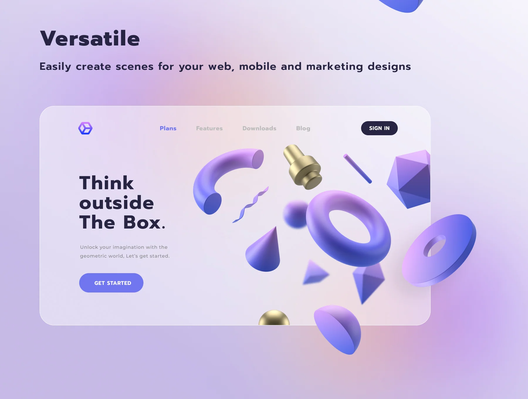 3D Geometric Objects Vol.1 3