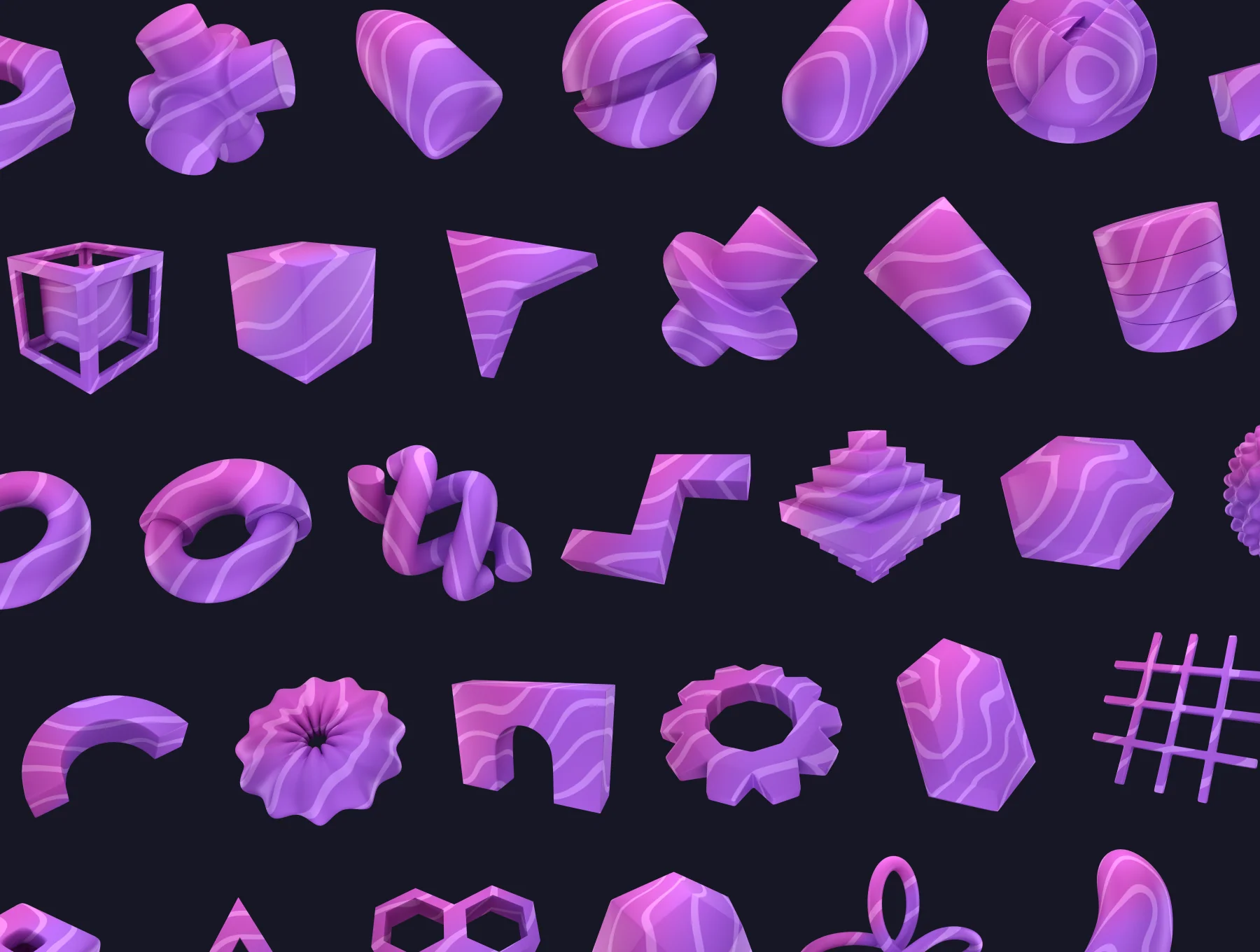 3D Geometric Shapes 4