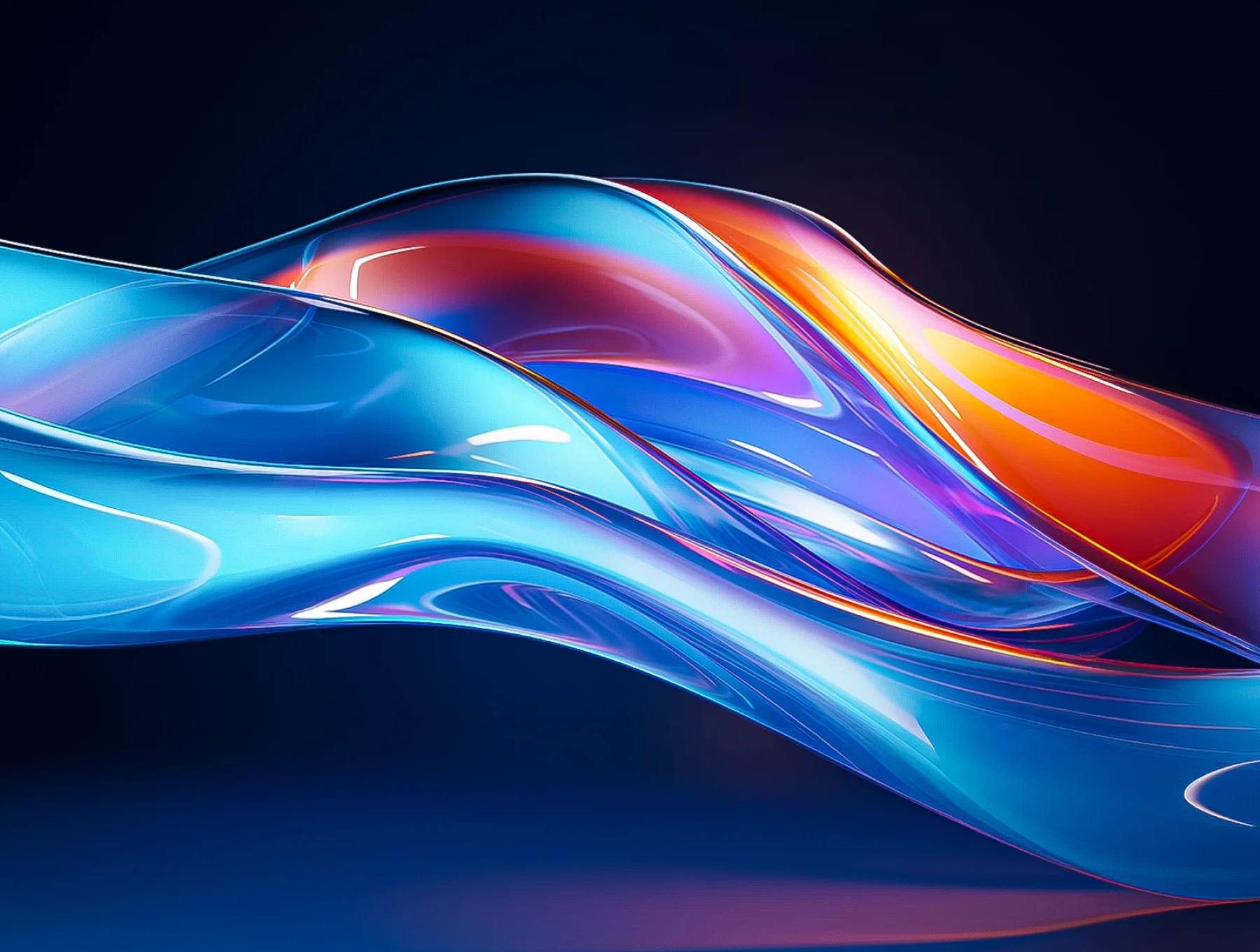 3D Gradient Wallpaper - Abstract background 2