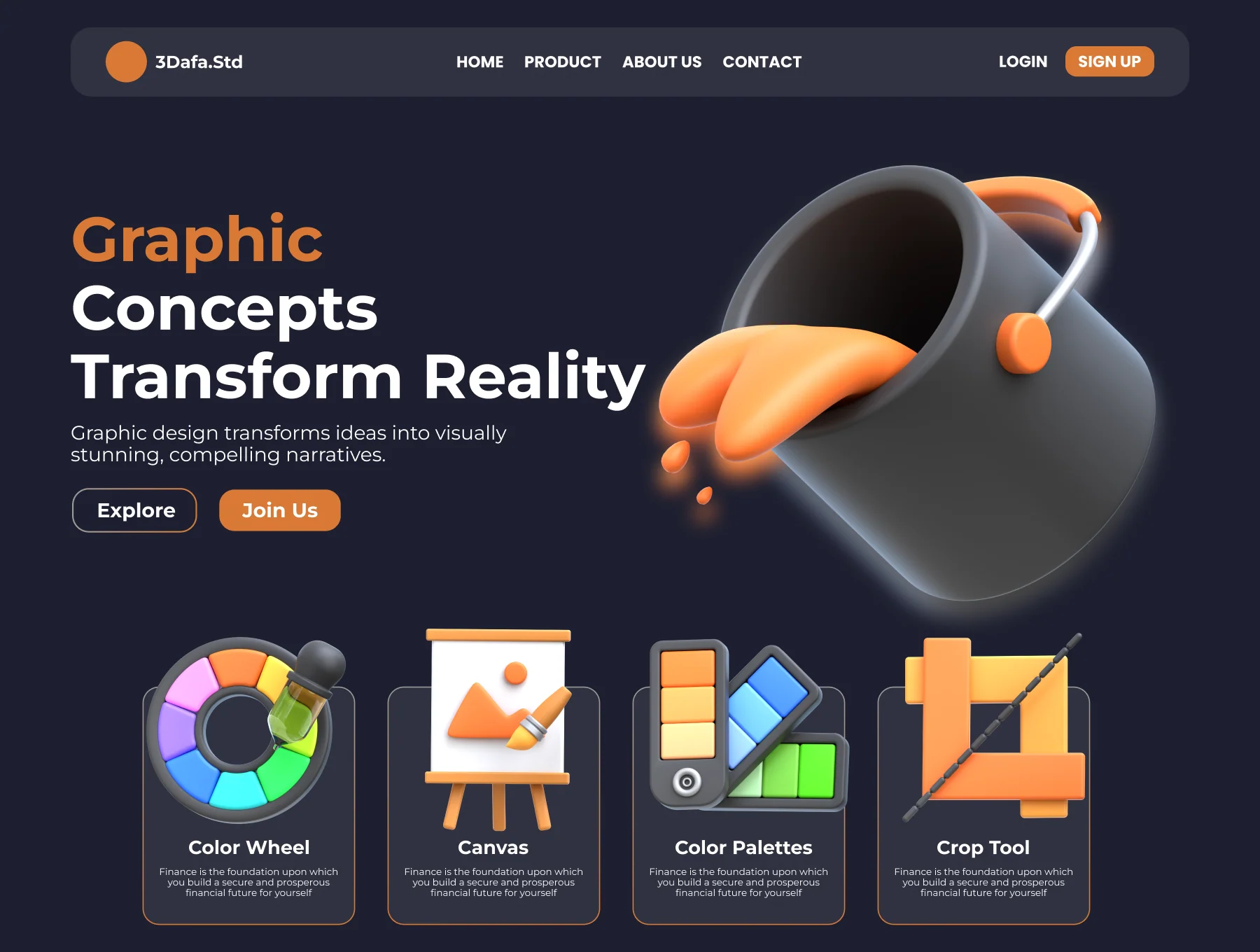 3D Graphic Design Icon 4