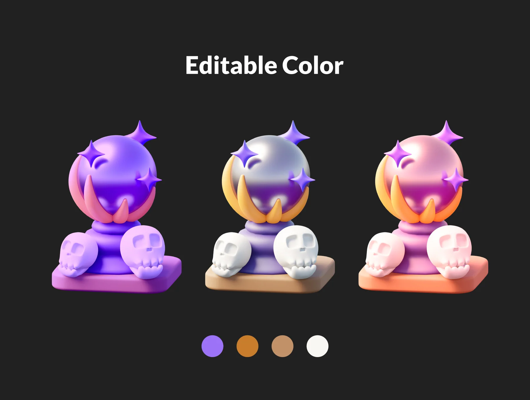 3D Halloween Icons 4