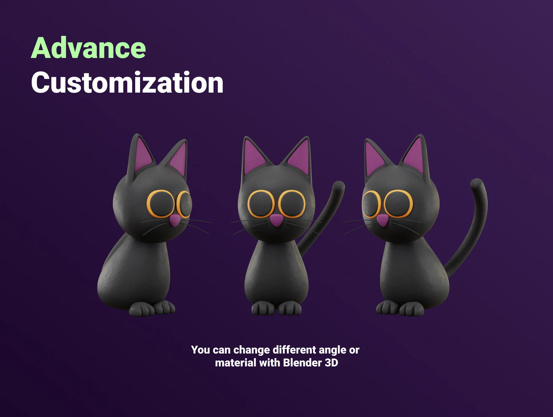 3D Halloween Illustration set 3