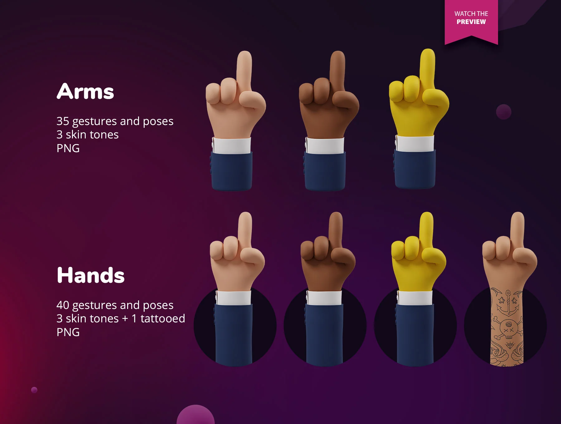 3D Hand Scene Builder 2