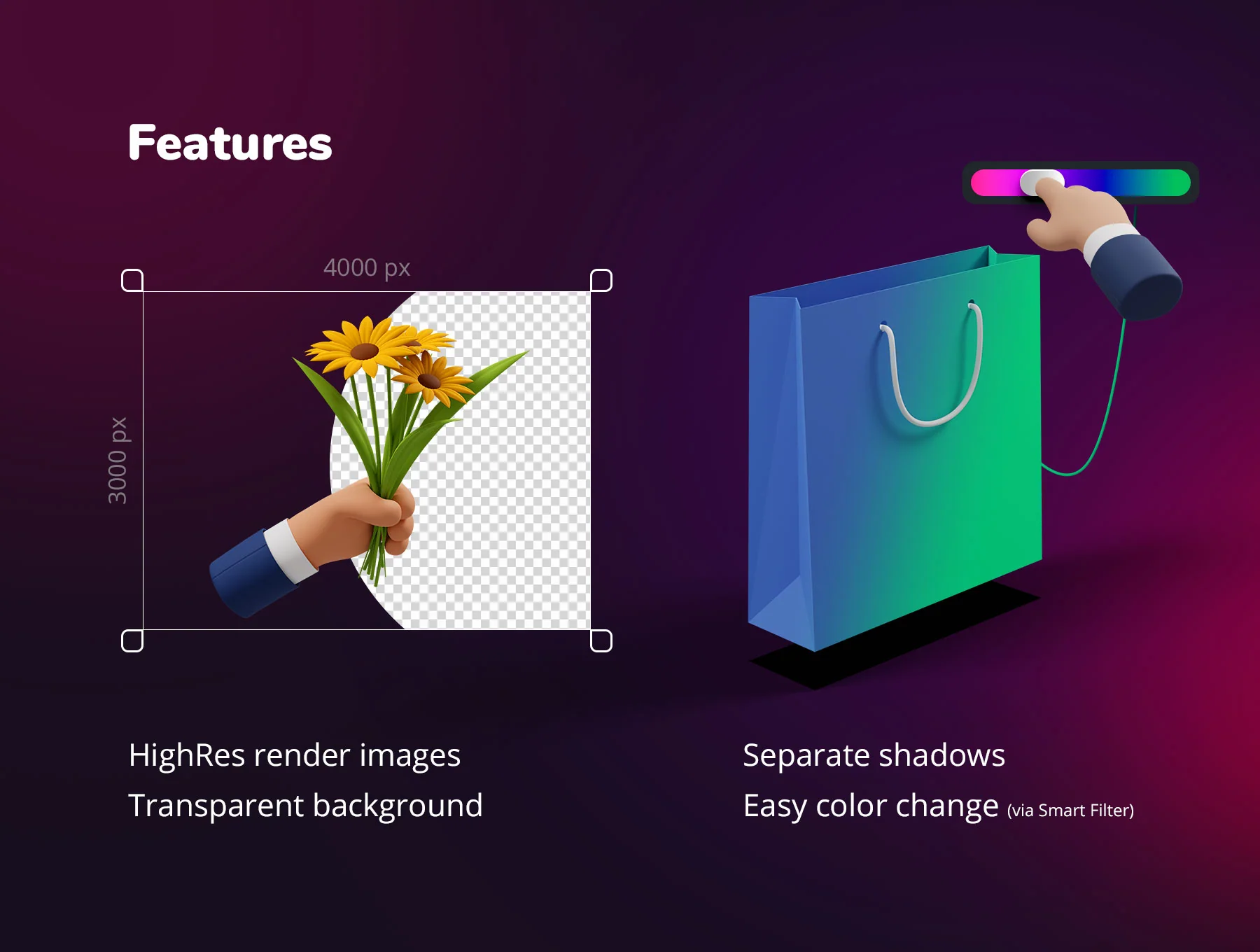 3D Hand Scene Builder 3