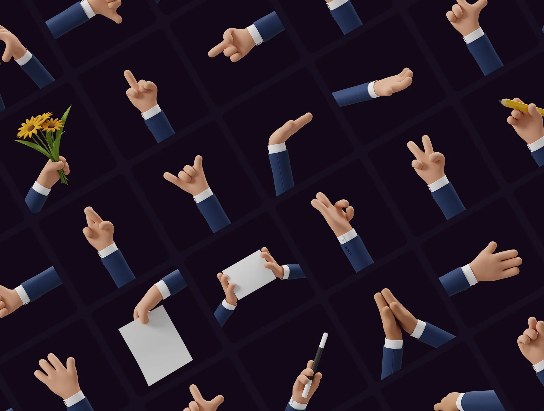 3D Hand Scene Builder 6