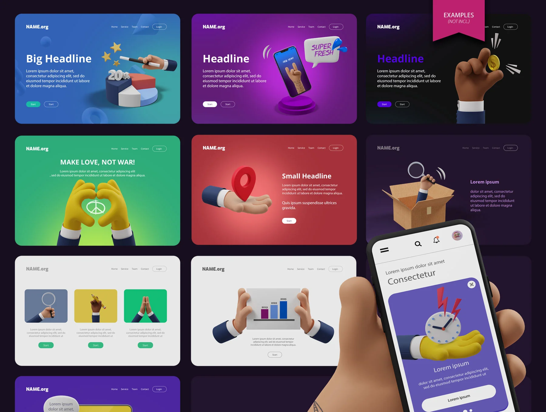 3D Hand Scene Builder 8