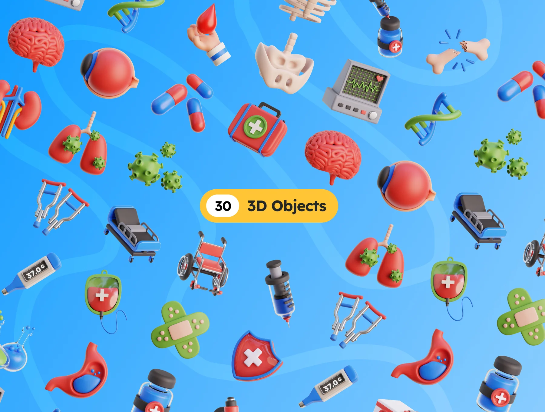 3D Healthcare and Medical Illustrations 5