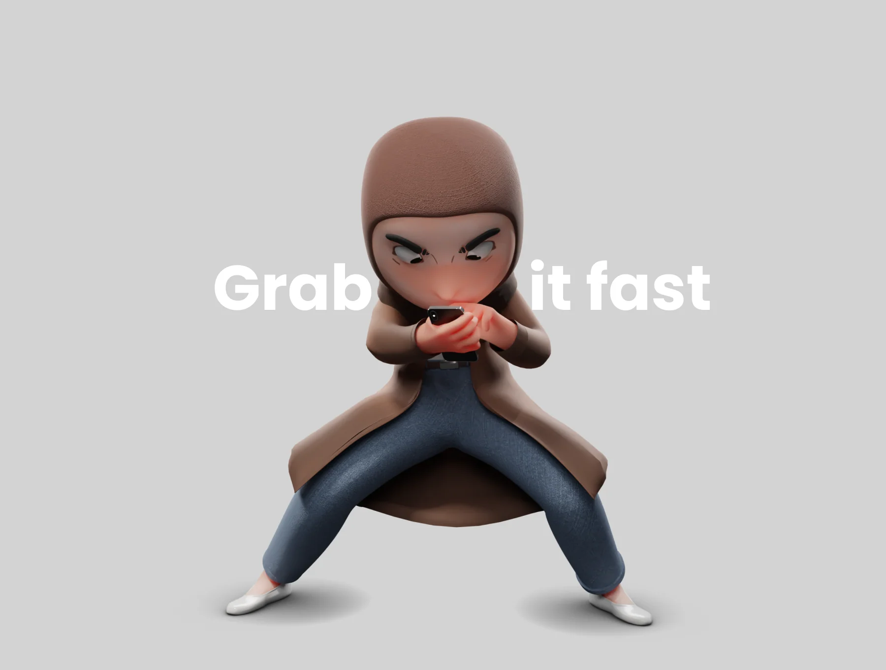 3D Hijab Illustration 2