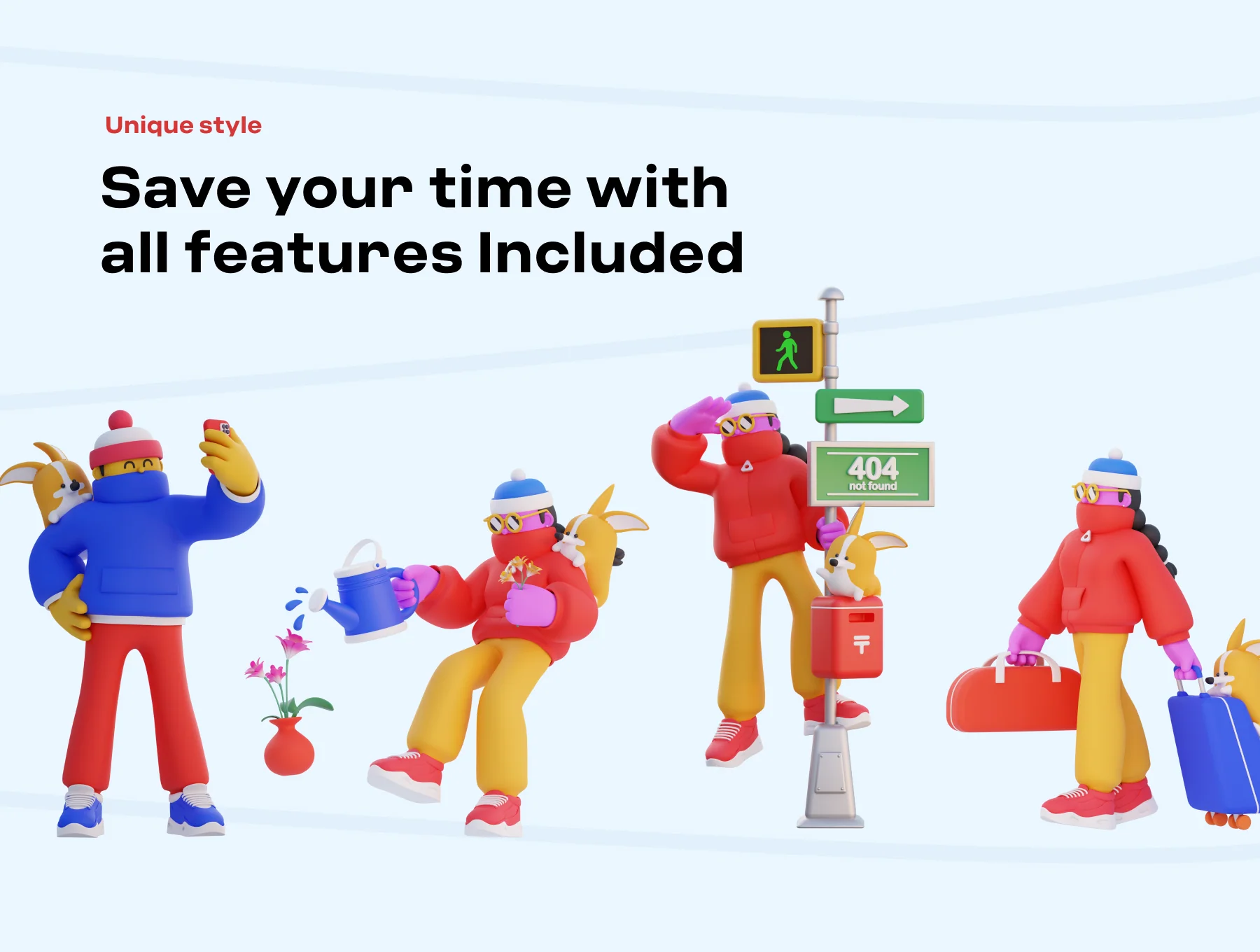 3D Holiday’s Character Pack 2