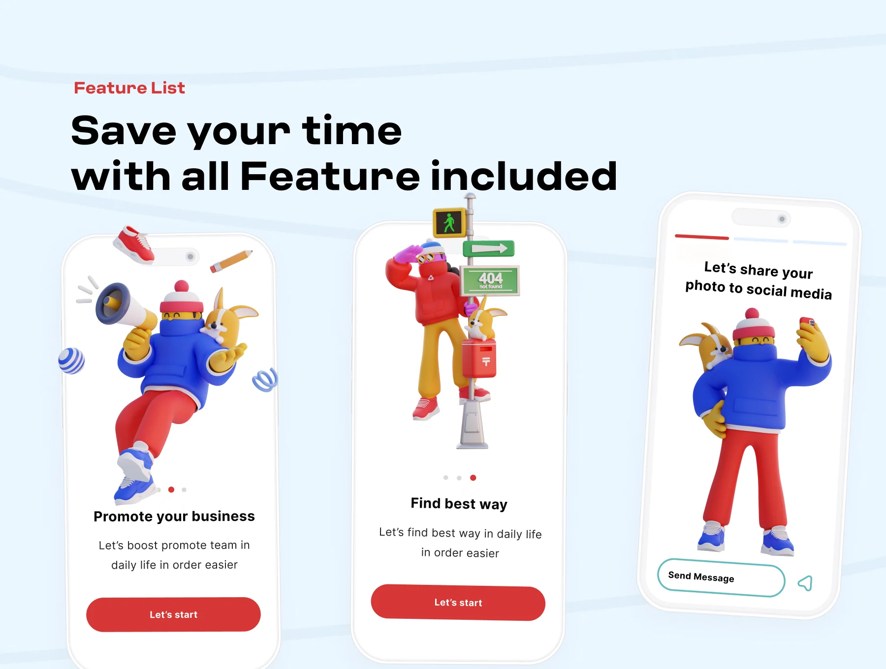 3D Holiday’s Character Pack 5