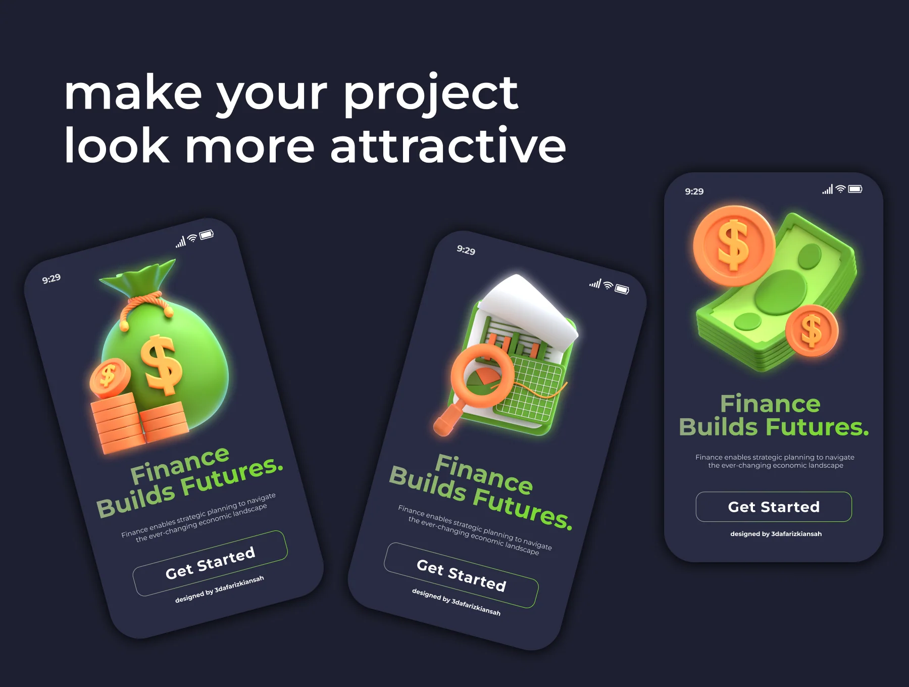 3D Icon Finance 3