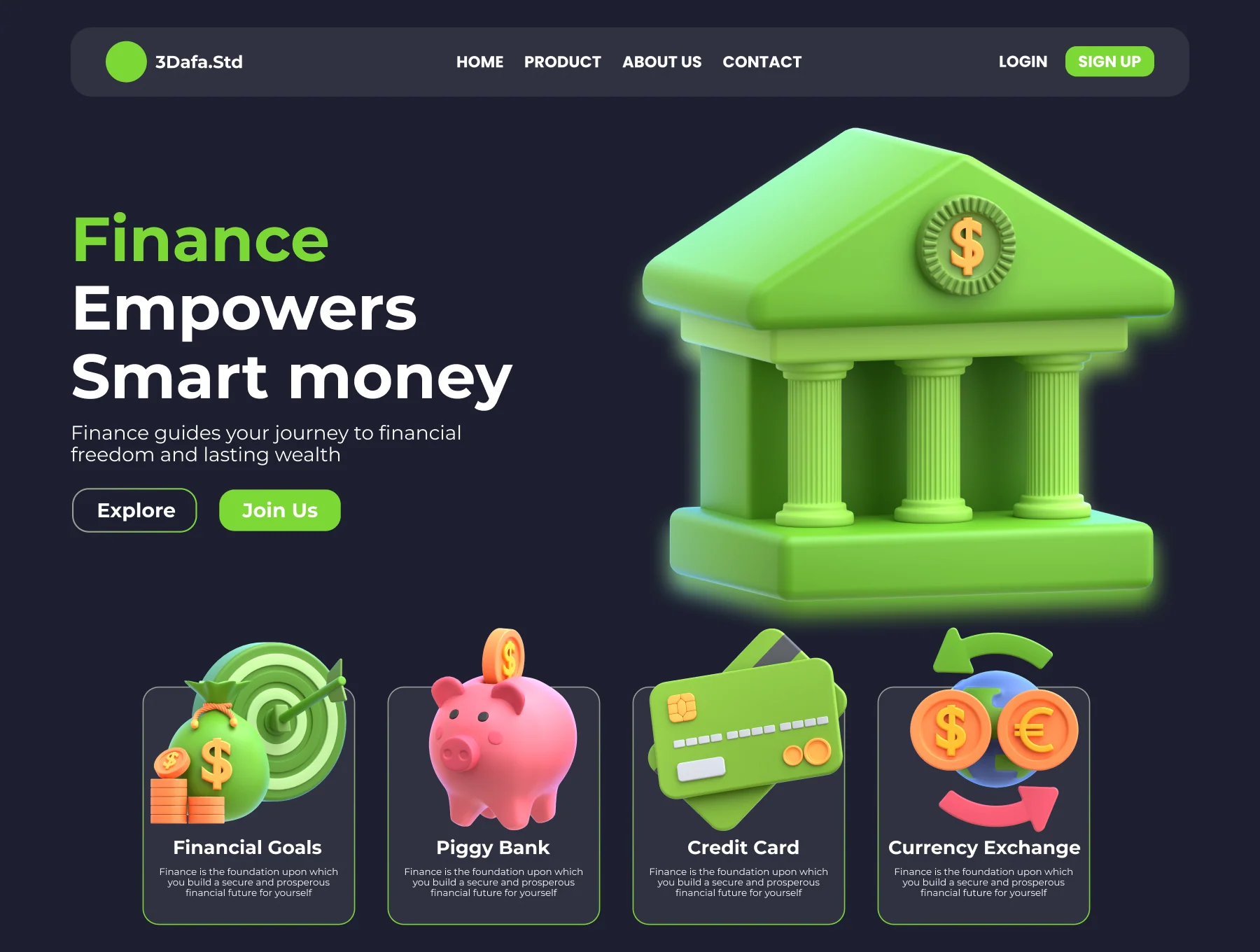 3D Icon Finance 4